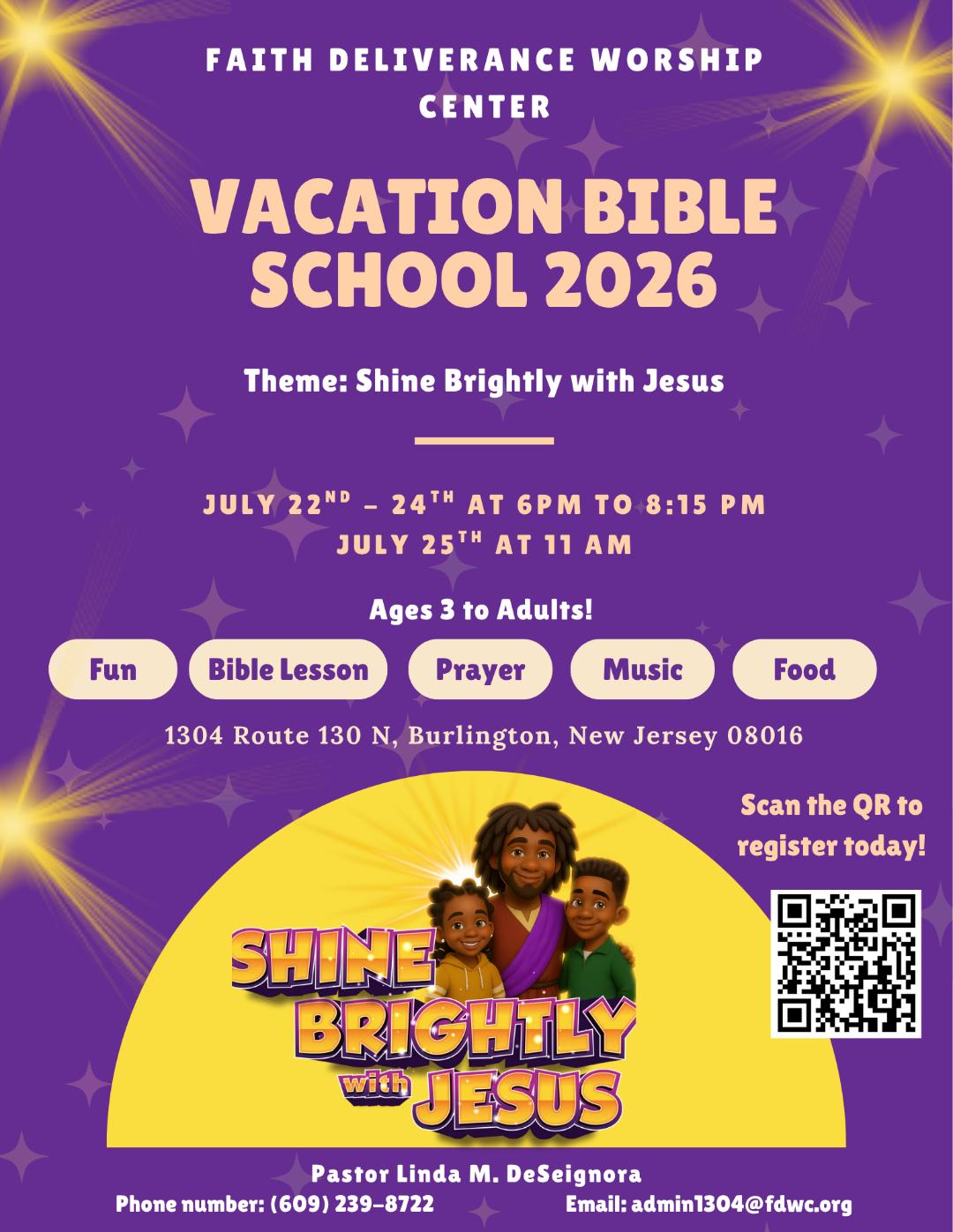 Vacation Bible School Flyer