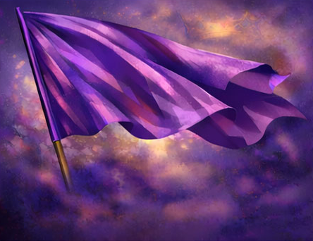 Purple Worship Flag