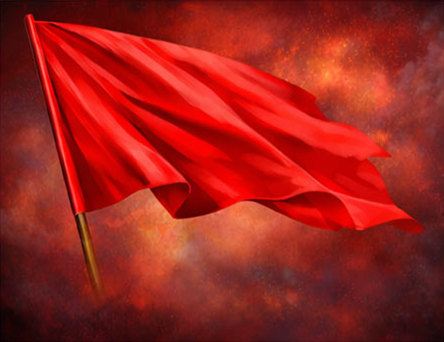 Red Worship Flag